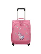 Troler copii cu 2 roți, imprimeu unicorn, roz - Travelite Minimover