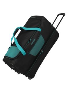   Geantă de călătorie cu 2 roți, 70cm, negru-petrol - Travelite Basics Fresh