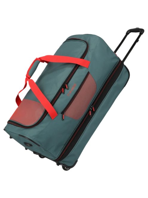 Geantă de călătorie cu 2 roți, 70cm, verde-portocaliu - Travelite Basics Fresh