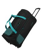 Geantă de călătorie cu 2 roți, 71cm, negru-petrol - Travelite Basics Fresh