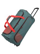 Geantă de călătorie cu 2 roți, 71cm, verde-portocaliu - Travelite Basics Fresh