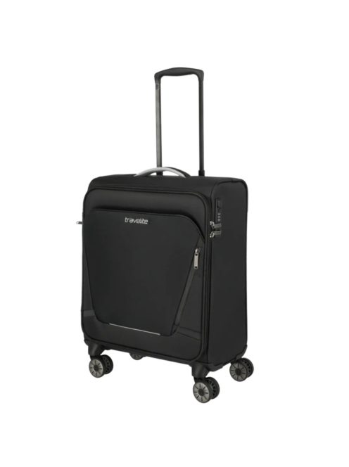 Troler cabină cu 4 roți, negru - Travelite Jetpack Max