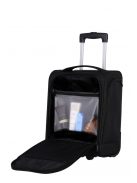 Troler cabină 43cm, 2 roți, negru - Travelite Cabin Underseater
