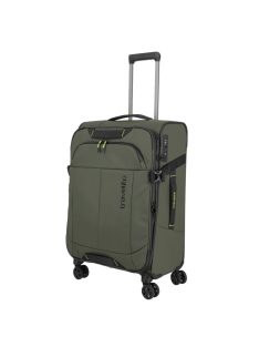   Troler mediu cu 4 roți, extensibil, verde - Travelite Briize