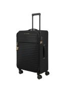 Troler mediu femei, 4 roți, extensibil, negru - Travelite Barbara Stepp