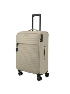   Troler mediu femei, 4 roți, extensibil, bej - Travelite Barbara Stepp