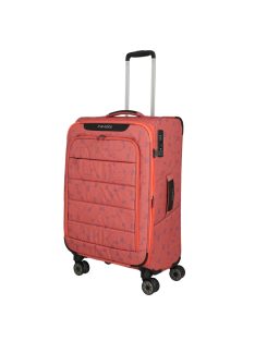 Troler mediu cu 4 roți, extensibil, coral - Travelite Skaii