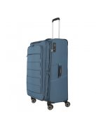 Troler mare cu 4 roți, extensibil, albastru - Travelite Skaii