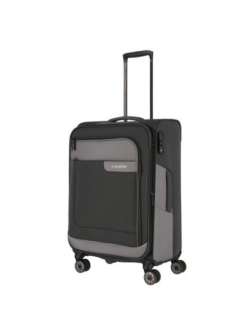 Troler mediu cu 4 roți, extensibil, antracit - Travelite Viia