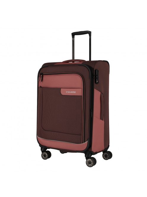 Troler mediu cu 4 roți, extensibil, bordo - Travelite Viia