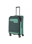 Troler mediu cu 4 roți, extensibil, verde - Travelite Viia