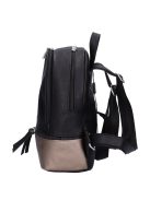 Rucsac femei din piele fibră, negru-bronz - Karen Milton