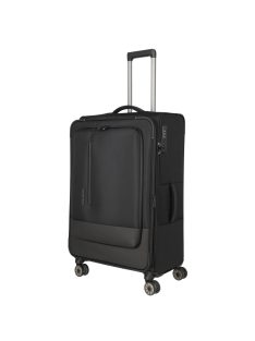   Troler mare cu 4 roți, extensibil, negru - Travelite Crosslite