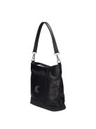 Geantă crossbody femei, piele fibră, negru - Karen Rita