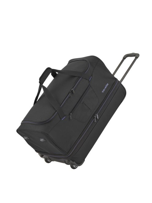 Geantă de călătorie cu roți, dimensiune cabină 55cm, negru - Travelite Basics