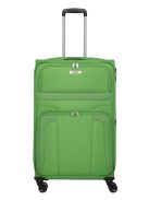 Set troler din 5 piese cu 4 roți, verde - Travelite Skyline Orlando
