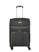 Troler mediu cu 4 roți, extensibil, negru - Travelite Skyline Orlando
