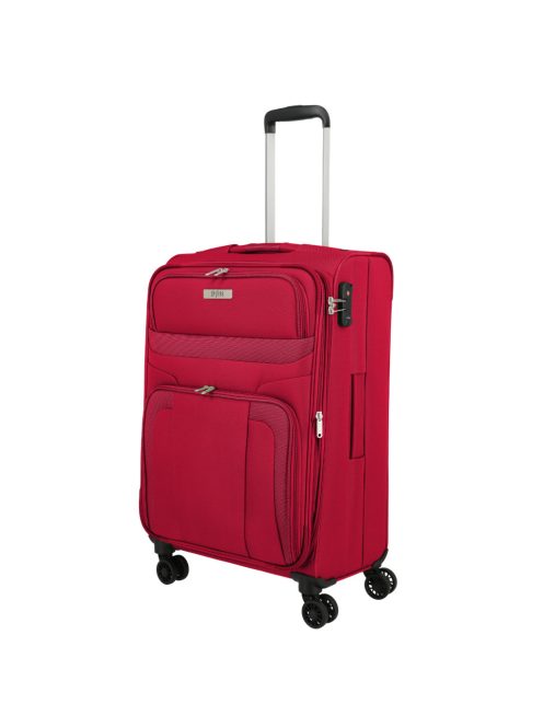 Troler mediu cu 4 roți, extensibil, roșu - Travelite Skyline Orlando