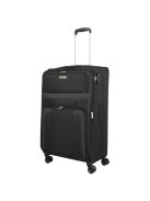 Troler mare cu 4 roți, extensibil, negru - Travelite Skyline Orlando