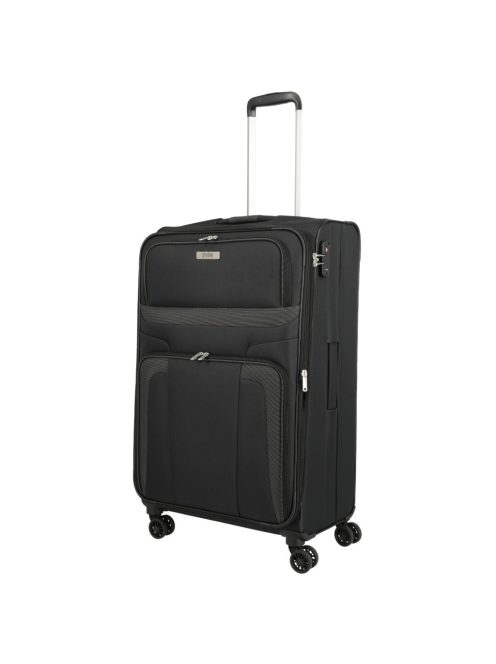 Troler mare cu 4 roți, extensibil, negru - Travelite Skyline Orlando