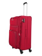 Troler mare cu 4 roți, extensibil, roșu - Travelite Skyline Orlando