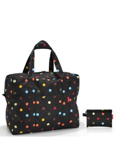   Geantă de călătorie, cu buline negru-multicolor - Reisenthel mini maxi touringbag