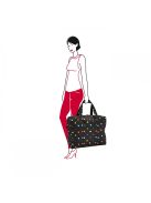 Geantă de călătorie, cu buline negru-multicolor - Reisenthel mini maxi touringbag