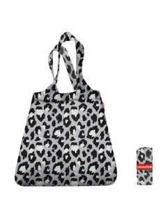   Geantă de cumpărături cu imprimeu, gri-negru - Reisenthel mini maxi shopper