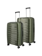 Troler mediu și troler mare cu 4 roți, verde - Travelite Air Base
