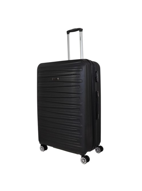 Troler mare cu 4 roți, extensibil, negru - Benzi Force