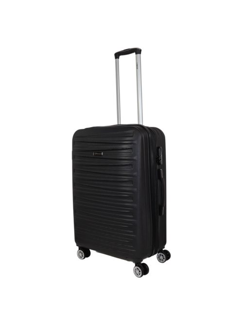Troler mediu cu 4 roți, extensibil, negru - Benzi Force