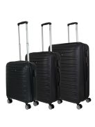 Set troler din 3 piese cu 4 roți, negru - Benzi Force