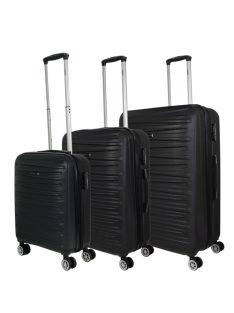 Set troler din 3 piese cu 4 roți, negru - Benzi Force