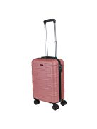 Troler cabină cu 4 roți, rose gold - Benzi Tenerife