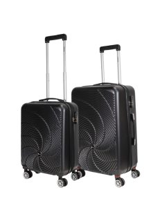   Troler cabină și troler mediu cu 4 roți, negru - Benzi Aircraft