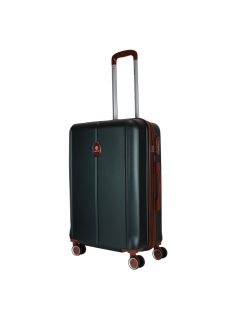 Troler mediu cu 4 roți, verde - Benzi Classic