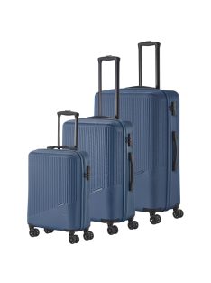 Set troler din 3 piese, 4 roți, albastru - Travelite Bali