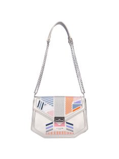 Geantă crossbody femei, argintiu - David Jones CM6974F