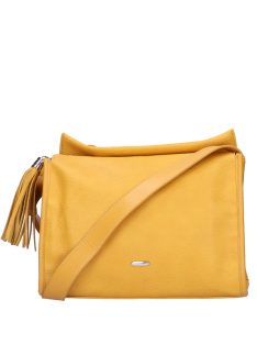 Geantă crossbody femei, galben - David Jones CM7063