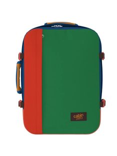   Geantă de călătorie/rucsac 44L, dimensiune cabină, albastru-verde-roșu - Cabinzero Classic