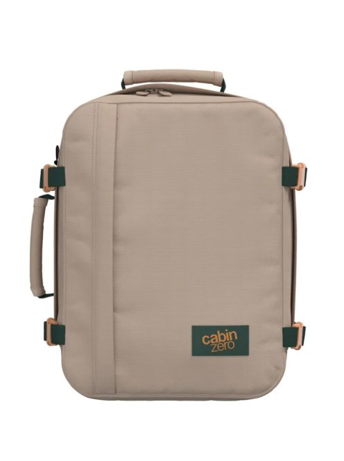 Geantă de călătorie/rucsac 28L, dimensiune cabină, bej - Cabinzero Classic