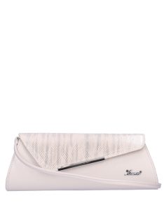   Geantă de ocazie din piele fibră femei, bej-rose gold - Karen Isa