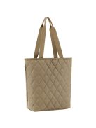 Geantă shopper femei, matlasat, verde - Reisenthel classic shopper M