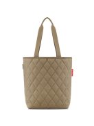 Geantă shopper femei, matlasat, verde - Reisenthel classic shopper M