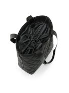 Geantă shopper femei, matlasat, negru - Reisenthel classic shopper M