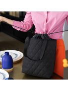 Geantă shopper femei, matlasat, negru - Reisenthel classic shopper M