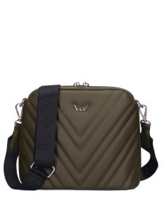 Geantă crossbody femei, matlasat, verde - Vuch Didgit