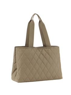   Geantă shopper femei, matlasat, verde - Reisenthel classic shopper L