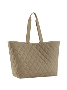   Geantă shopper femei, matlasat, verde - Reisenthel classic shopper XL