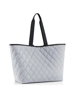   Geantă shopper femei, matlasat, gri deschis - Reisenthel classic shopper XL